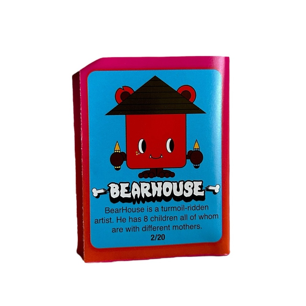 Kidrobot x Tado Cannibal Funfair Series 2008 Vinyl Art Figure - Bear House + Box - Picture 13 of 14